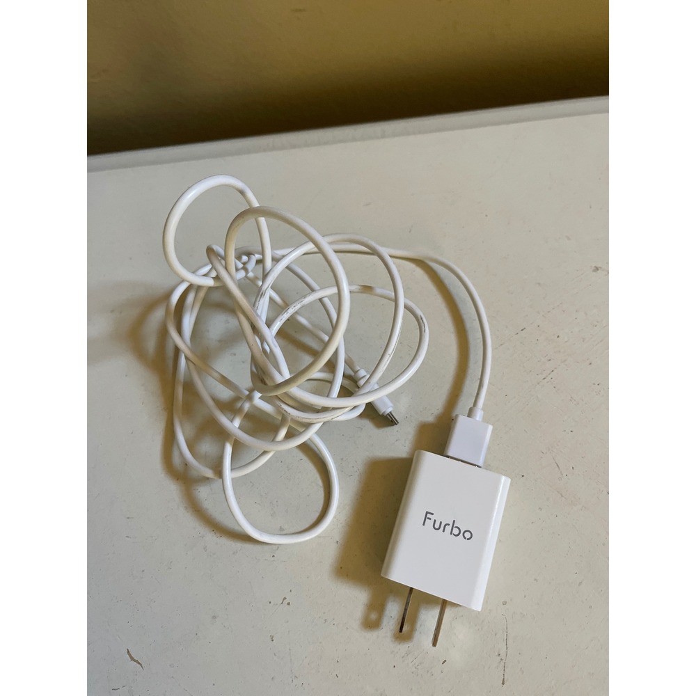 Furbo Replacement Dog Camera Power Adapter and Micro-USB Charging Cable White